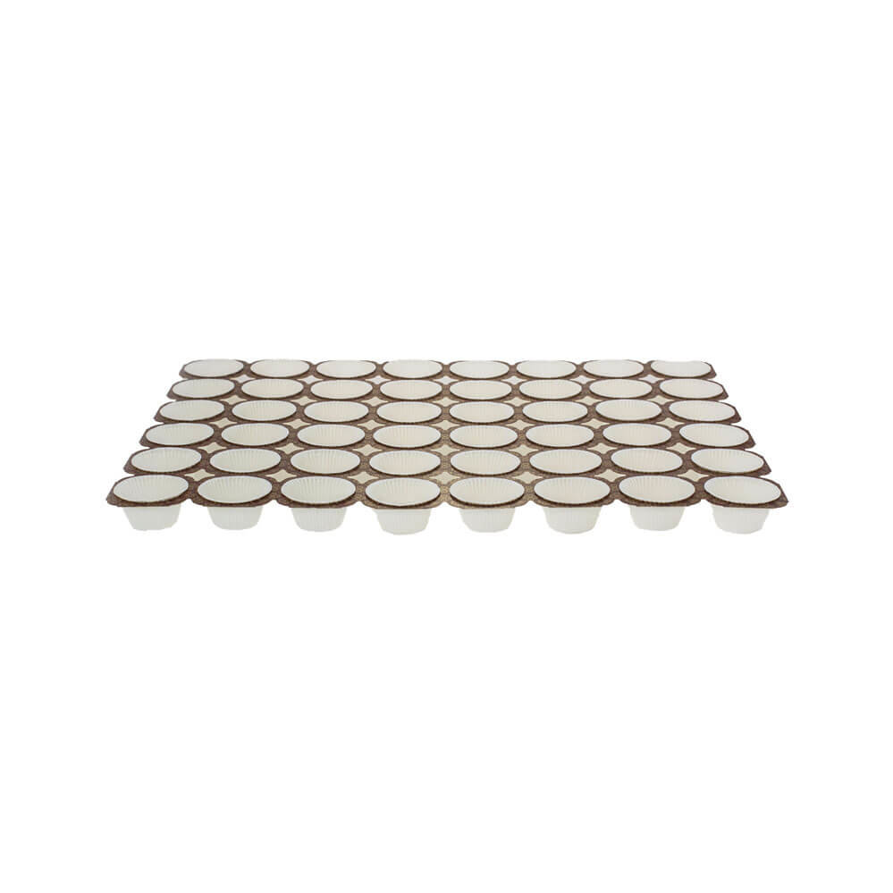 TEGLIE MUFFINS 2 OZ 6x4, Cardboard muffin tray